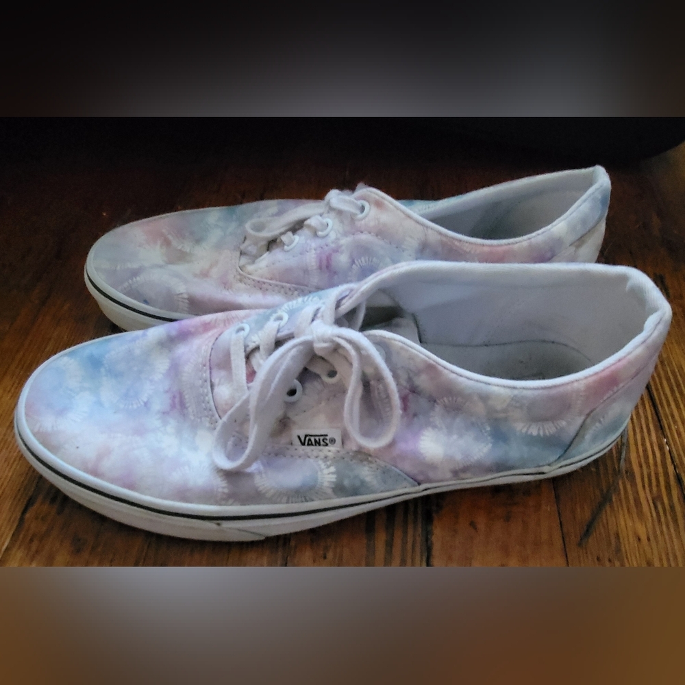 Vans Pastel Tye-Dye Shoes Women's Size 10